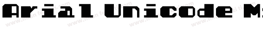 Arial Unicode Ms-常规(TrueType)(CHINE字体转换